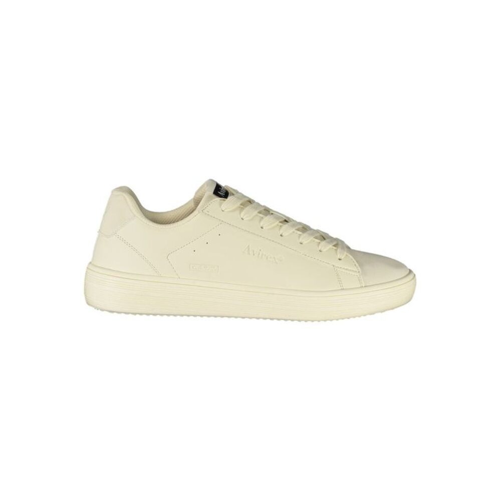 Avirex White Polyurethane Men's Men's Sneaker